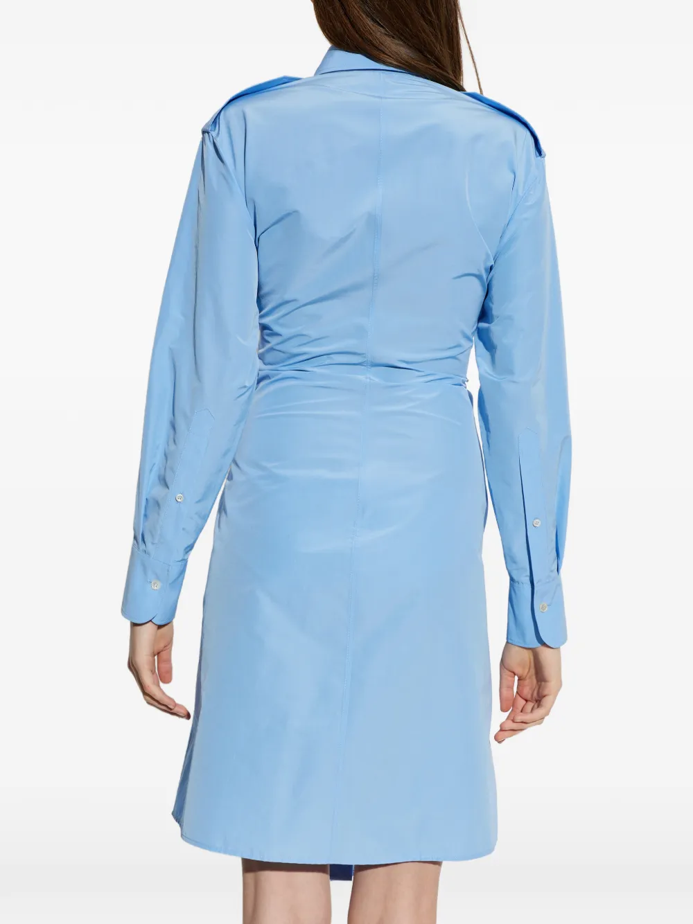 Alexander McQueen Asymmetrische jurk Blauw