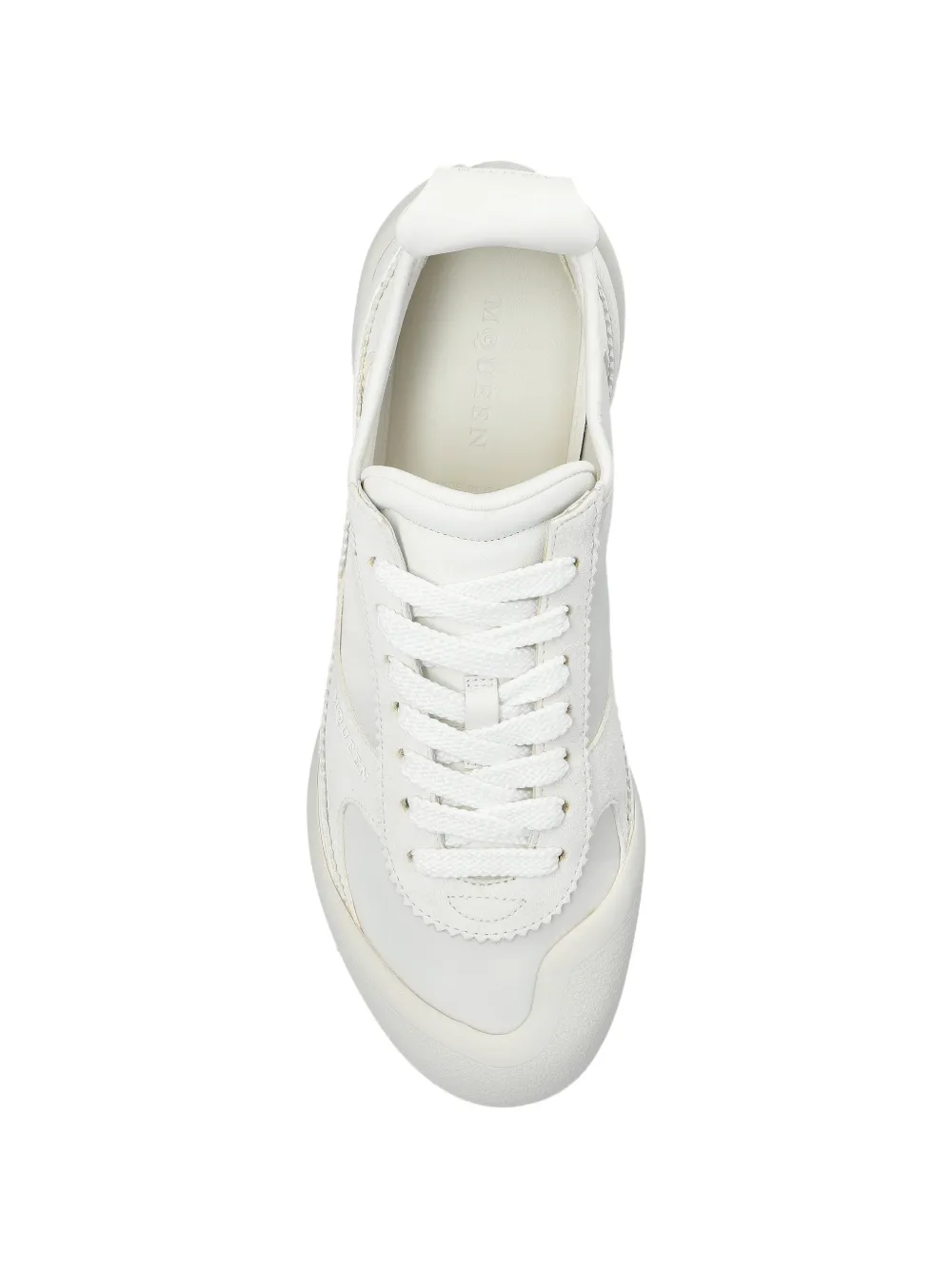 Alexander McQueen lace-up sneakers Wit