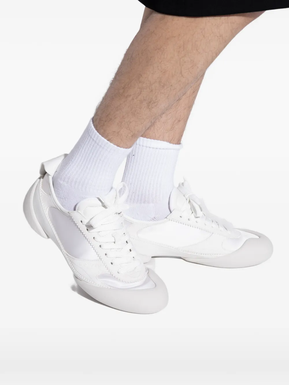 Alexander McQueen lace-up sneakers Wit