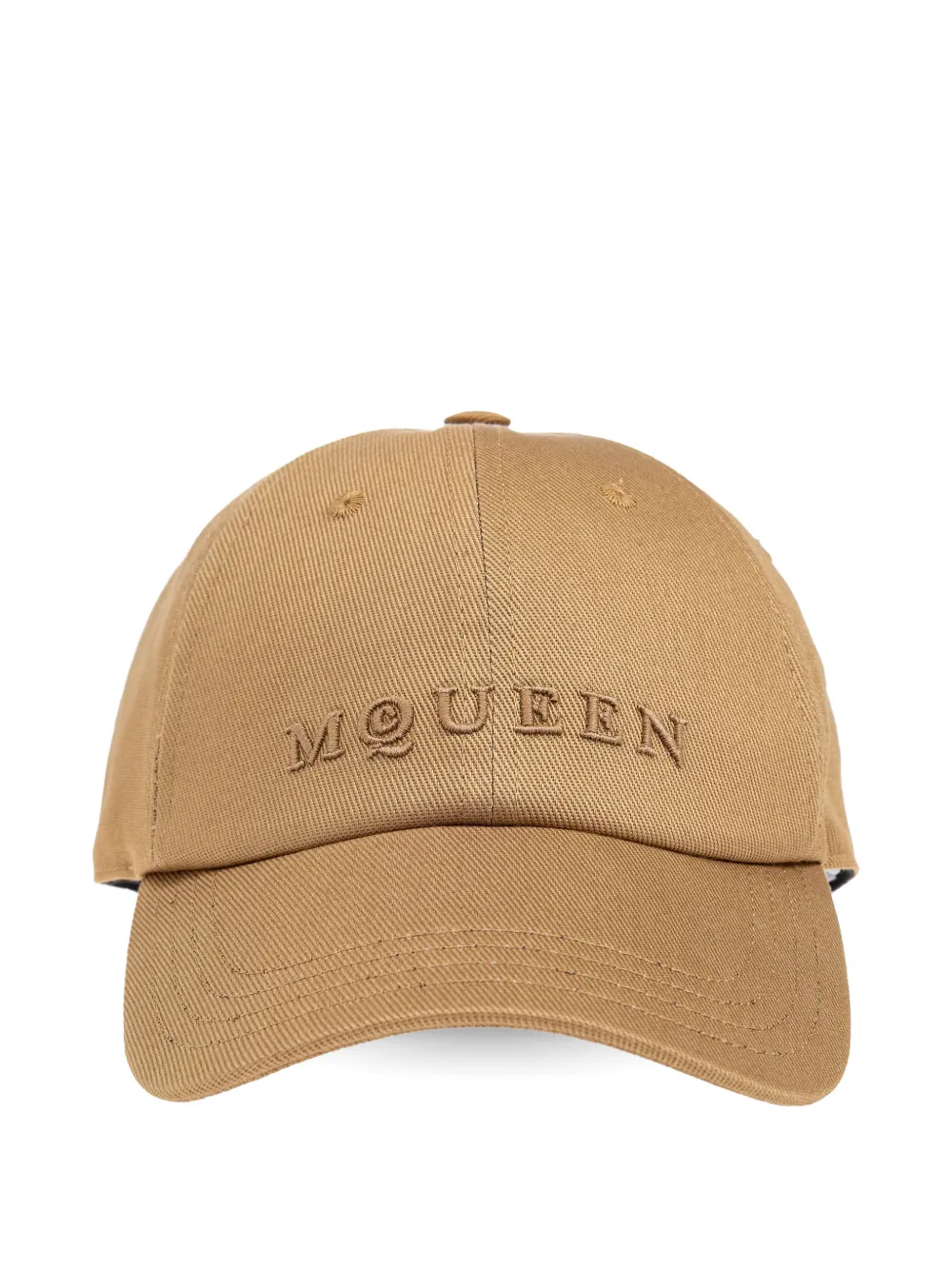 Alexander McQueen embroidered baseball cap - Toni neutri