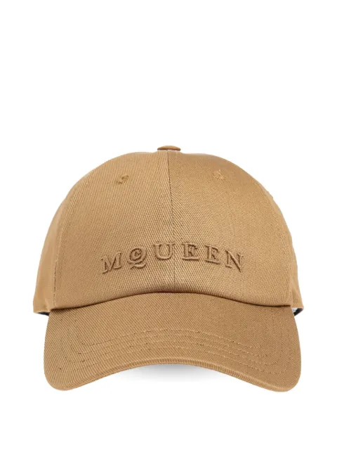Alexander McQueen embroidered baseball cap