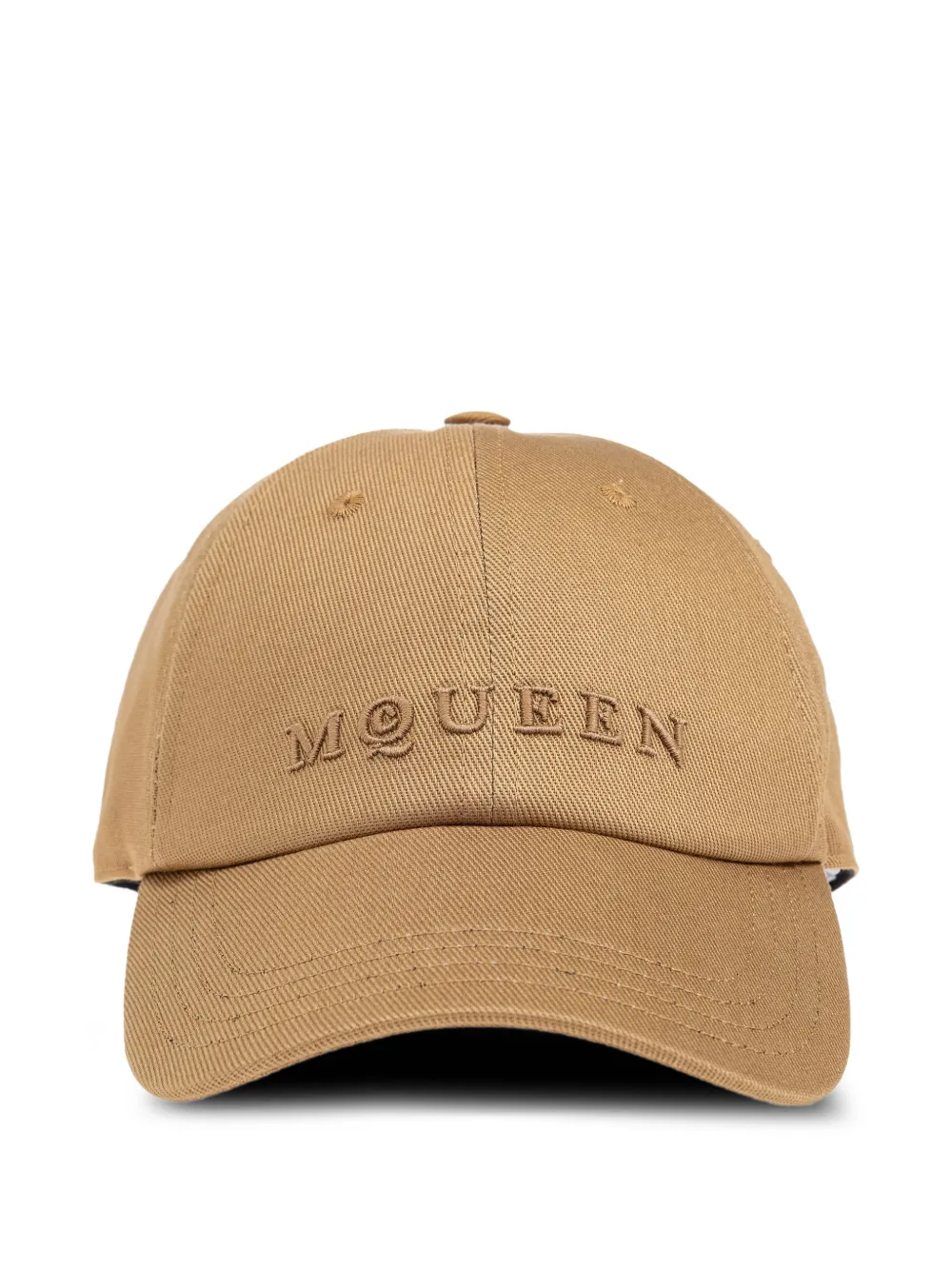 Alexander McQueen embroidered baseball cap - Toni neutri