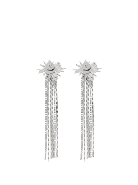Alexander McQueen flower-motif earrings
