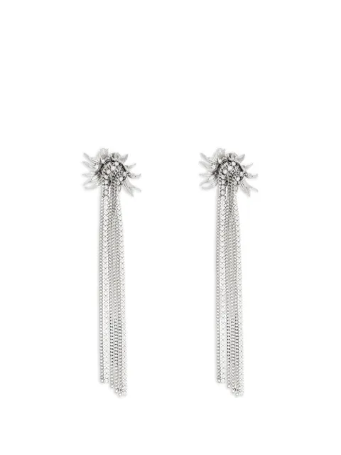 Alexander McQueen flower-motif earrings