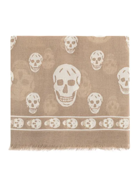 Alexander McQueen Skull-print scarf