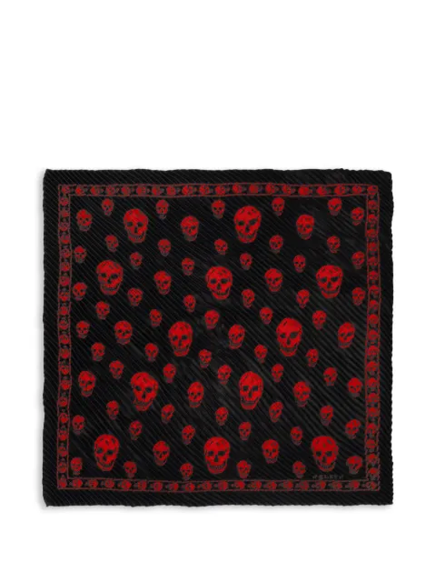 Alexander McQueen skull-print silk scarf
