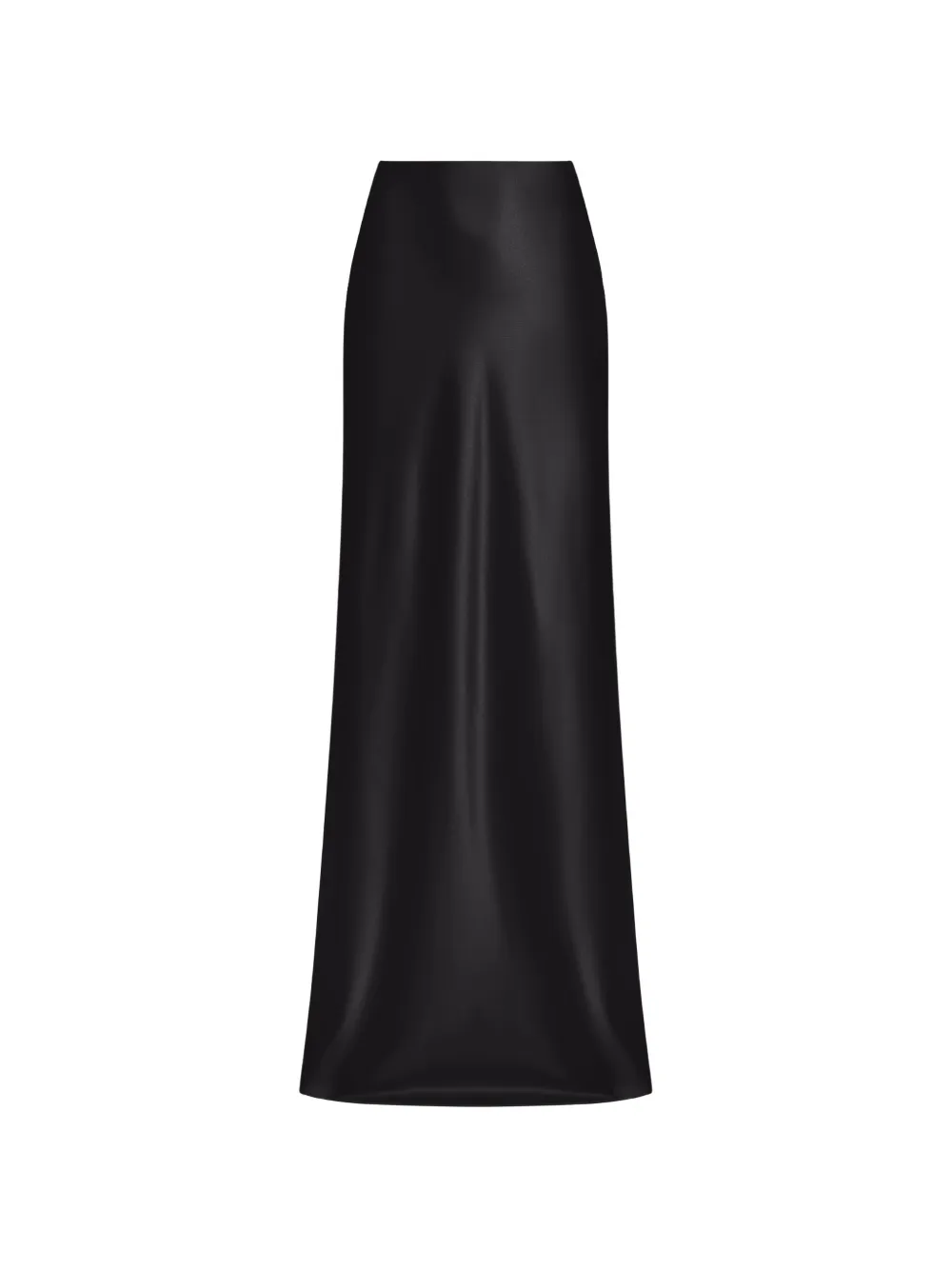 ALEXIA & ANTONIA bias-cut maxi skirt - Nero