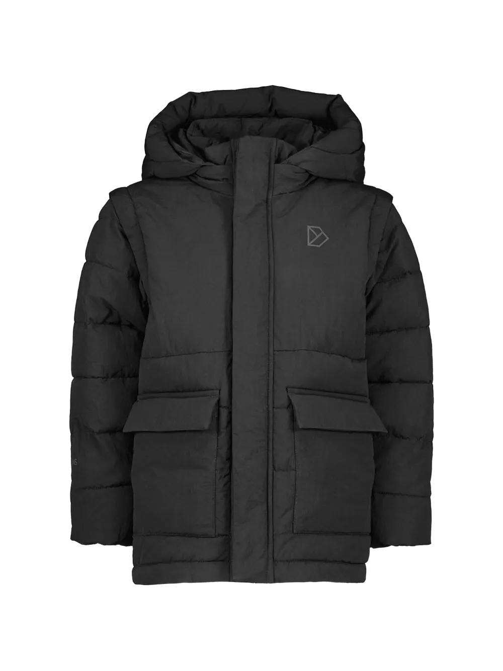 Didriksons veste matelassée à capuche - Noir