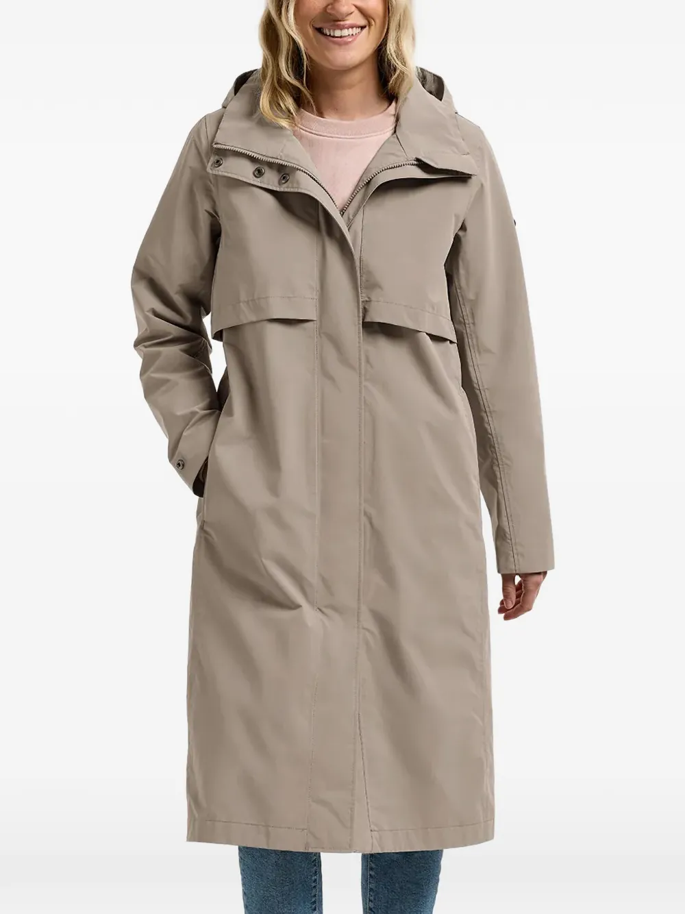 Didriksons Isolde hooded storm-flap coat