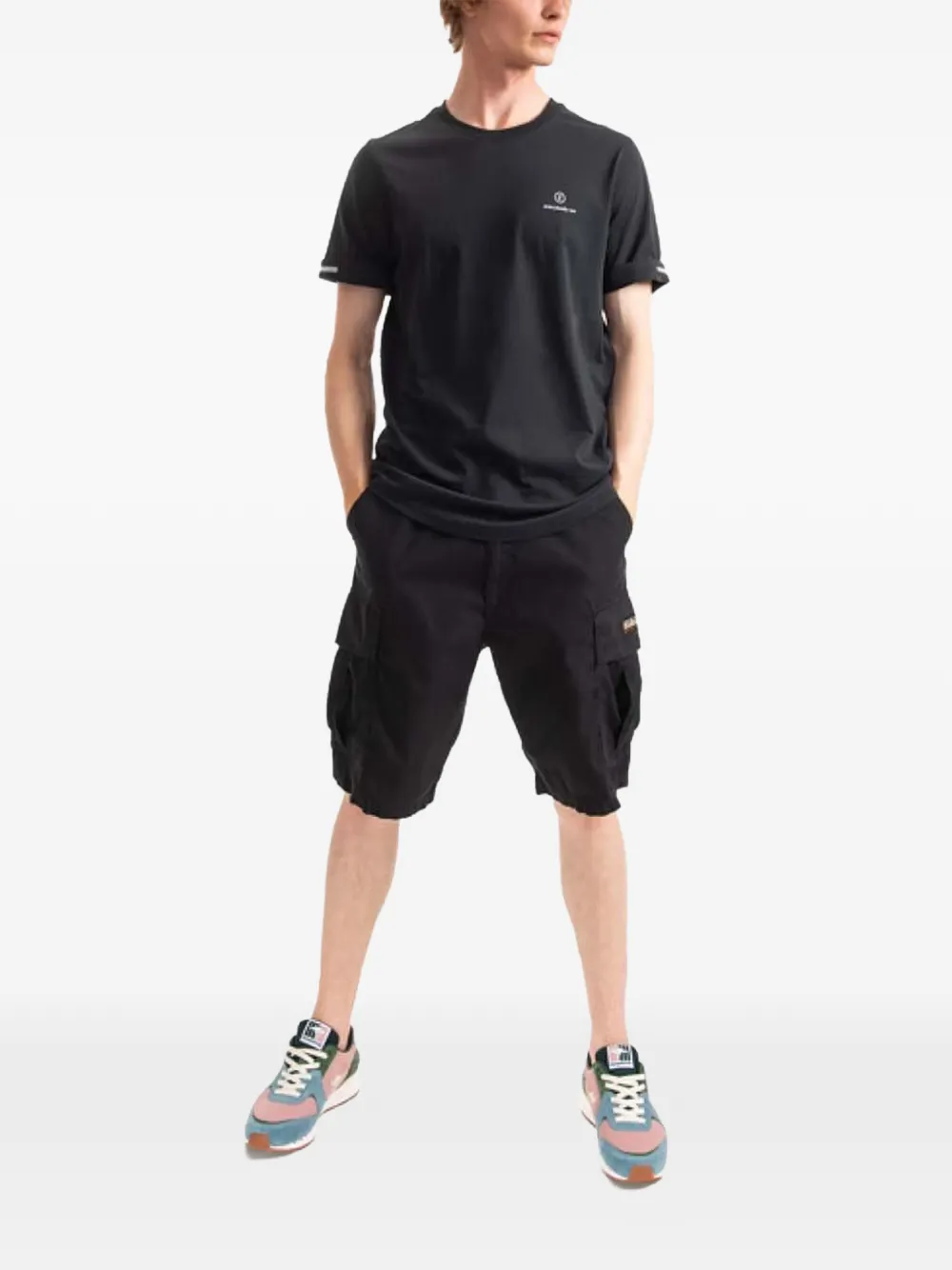 Ciele T-shirt met logoprint met ronde hals Zwart