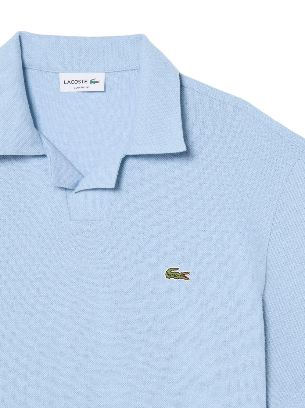 Lacoste T-shirt met geborduurd logo Blauw