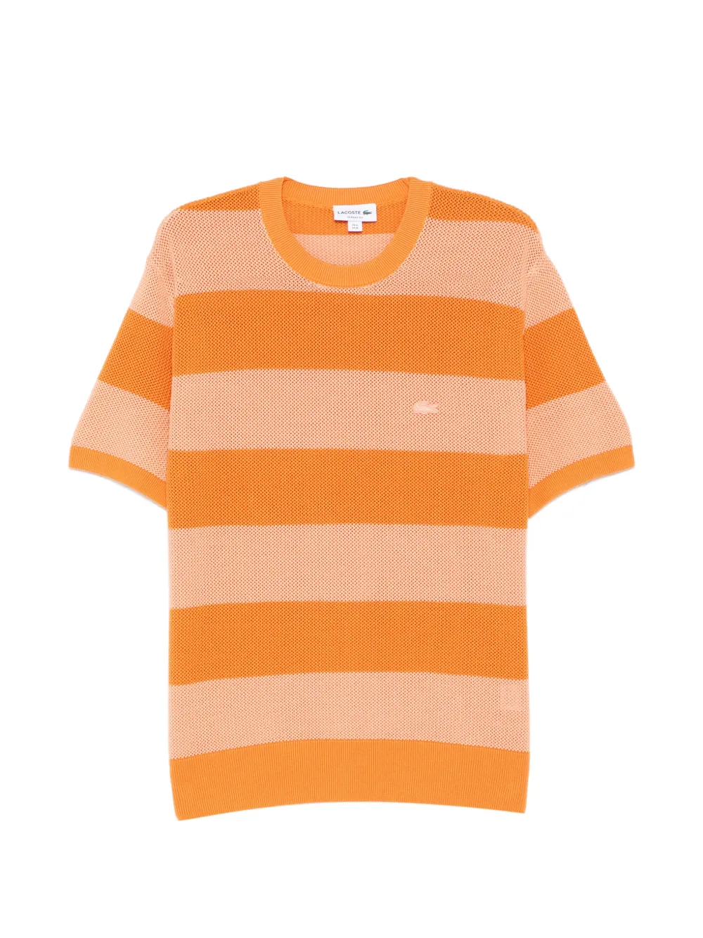 Lacoste striped T-shirt - Orange