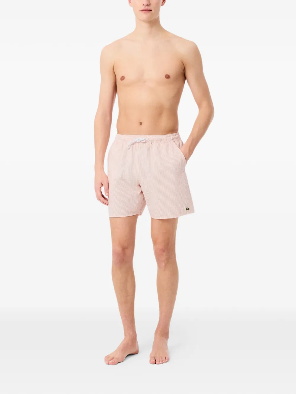 Lacoste Zwembroek met trekkoord Roze