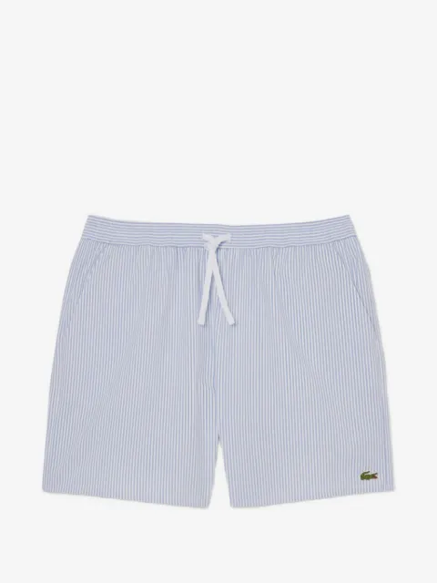 Lacoste 条纹抽绳泳裤