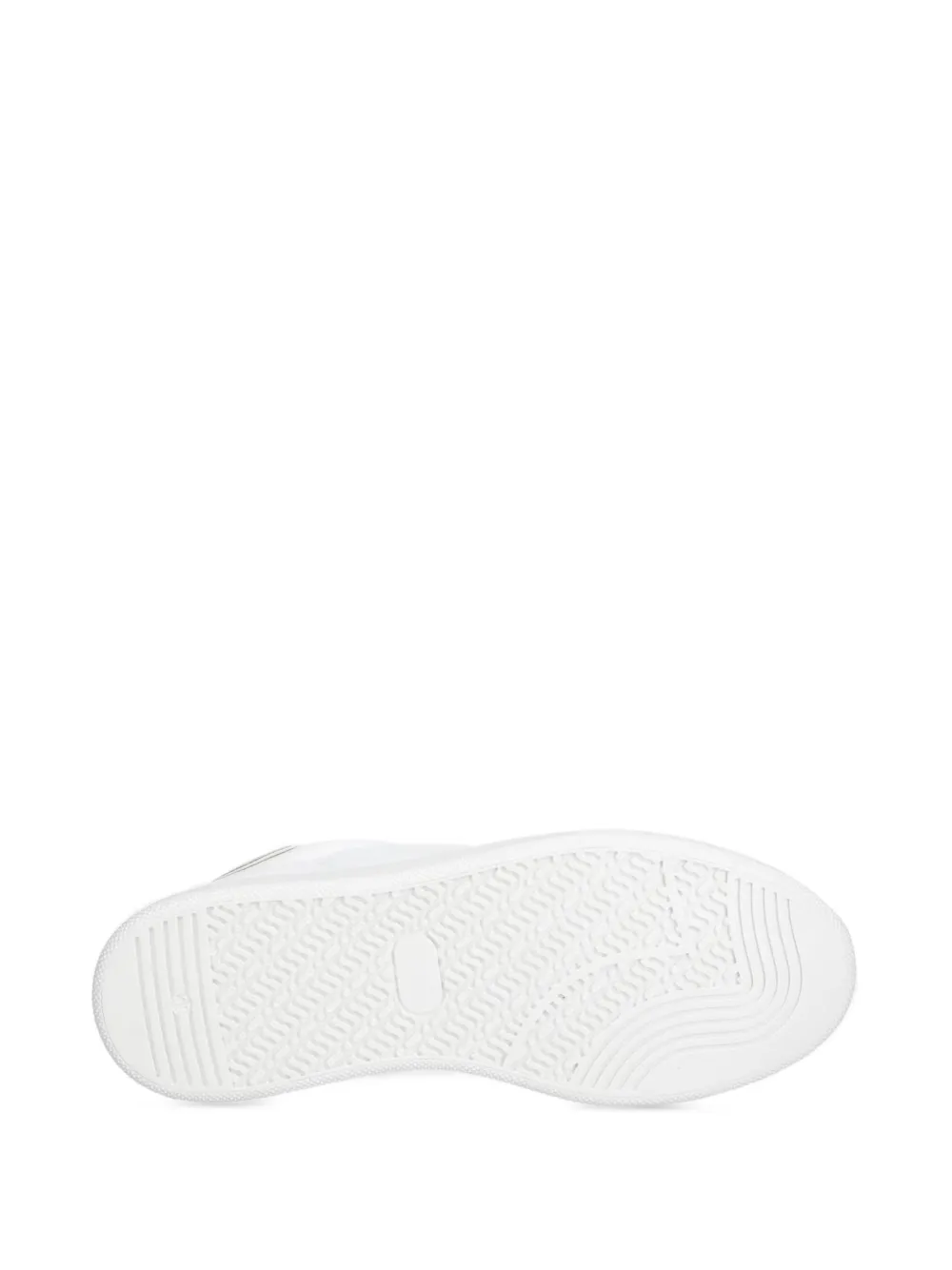 TWINSET Leren sneakers met vlakken Wit
