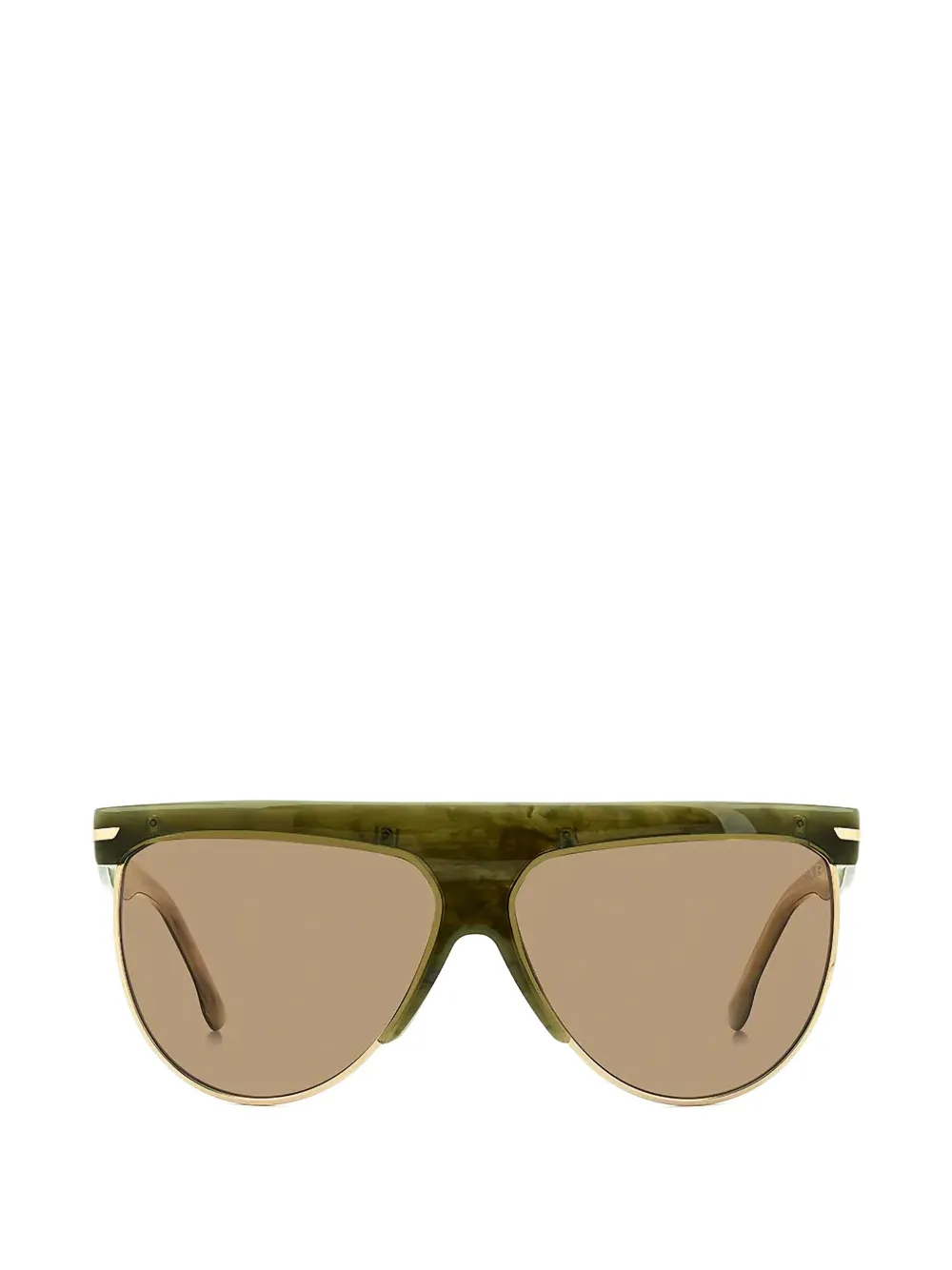 Victoria Beckham Eyewear pilot-frame sunglasses - Verde