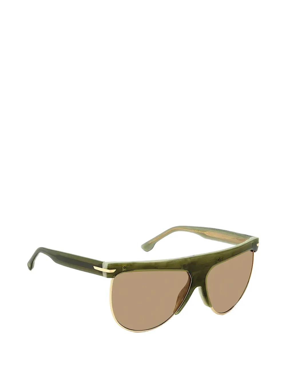 Victoria Beckham Eyewear Zonnebril met piloten montuur Groen