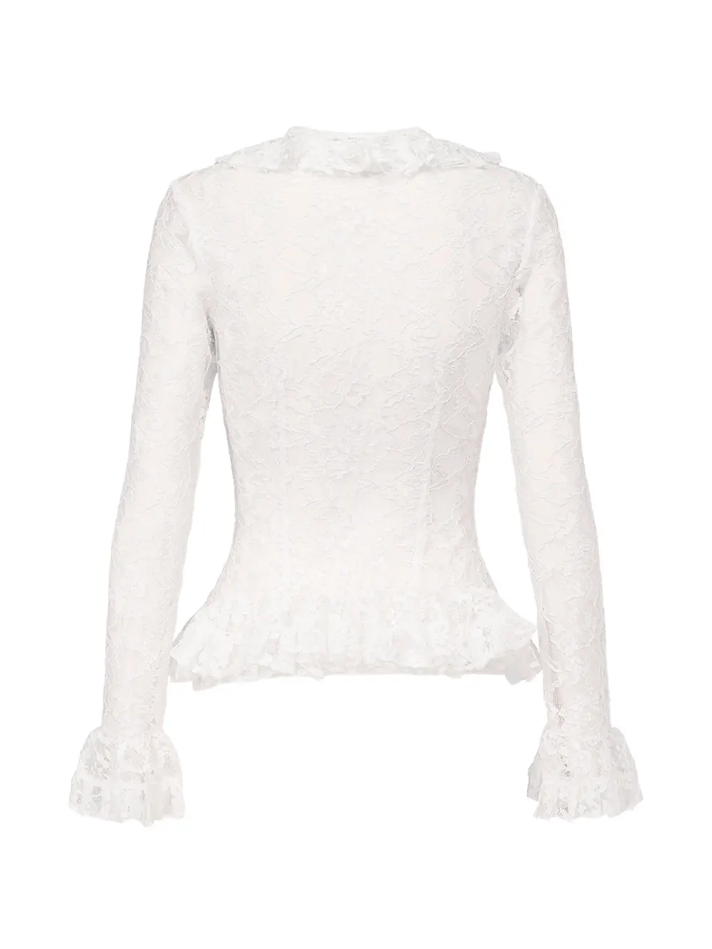 Ludovic De Saint Sernin Ruffled Lace Top from Ludovic de Saint Sernin