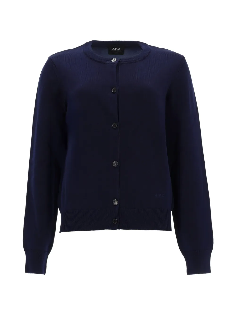 A.P.C. Leonie button-up knit cardigan - Blu