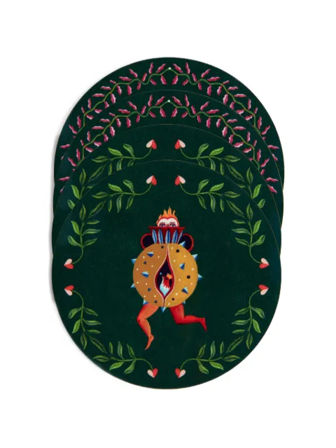 La DoubleJ disk coasters set of 4