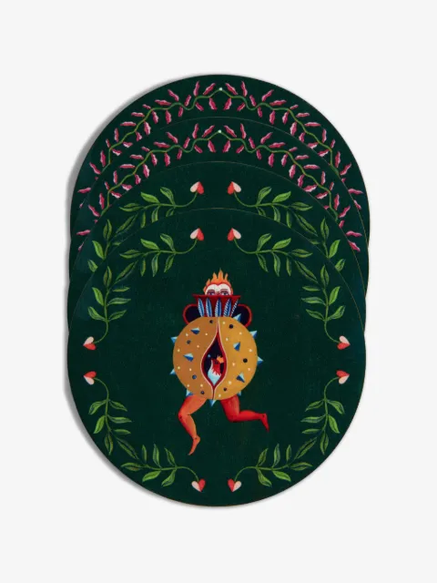 La DoubleJ disk coasters set of 4