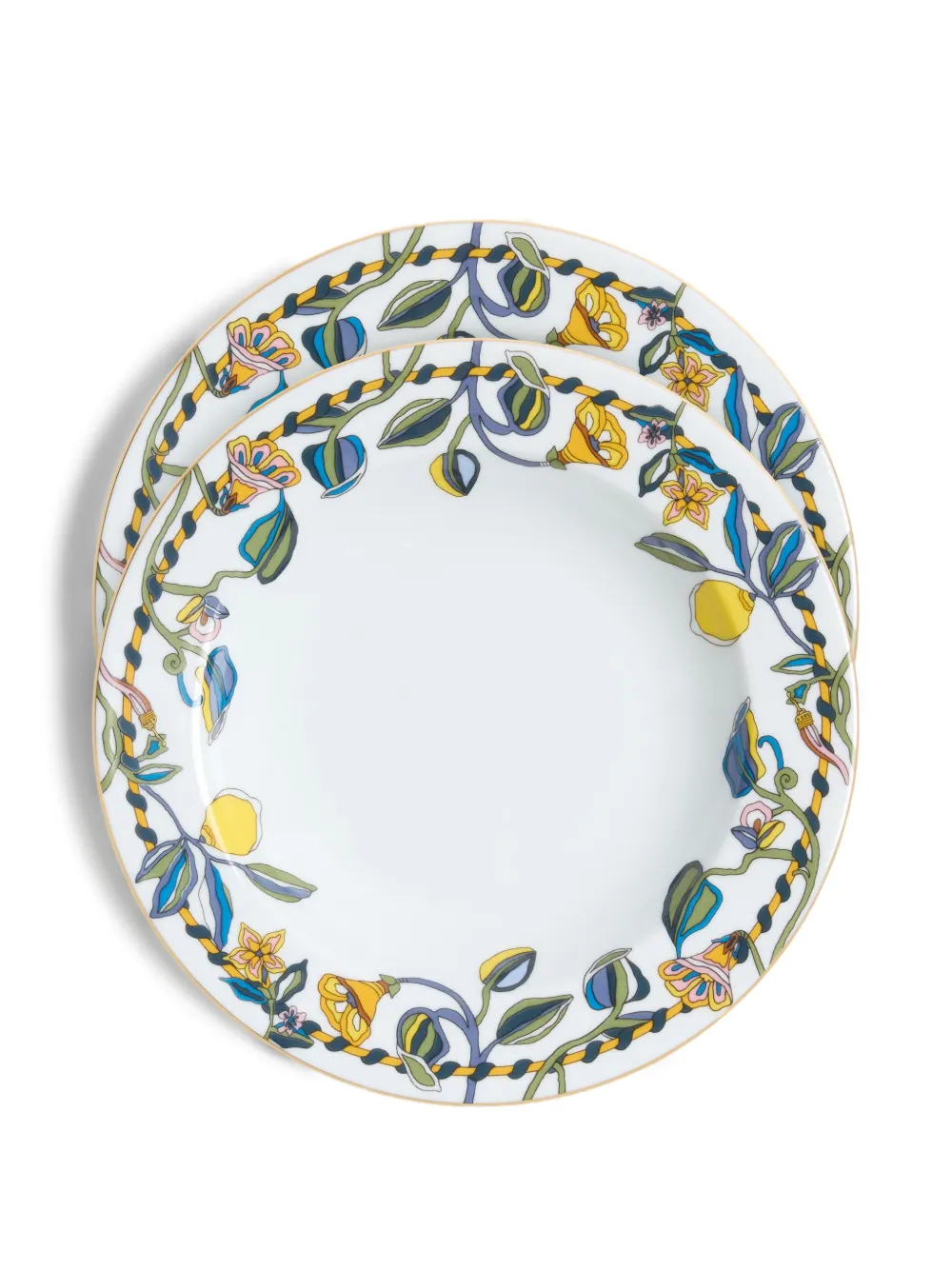 La DoubleJ soup plates set of 2 - White