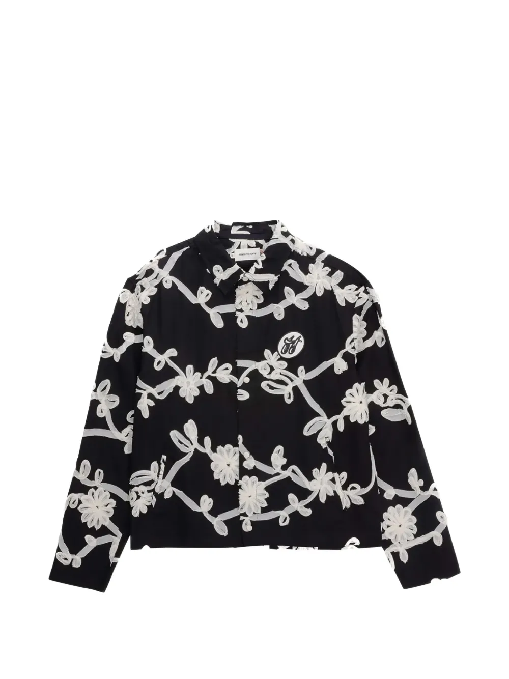 Honor The Gift floral-motif shirt - Nero