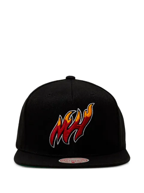 Mitchell & Ness Miami Heat Flames cap