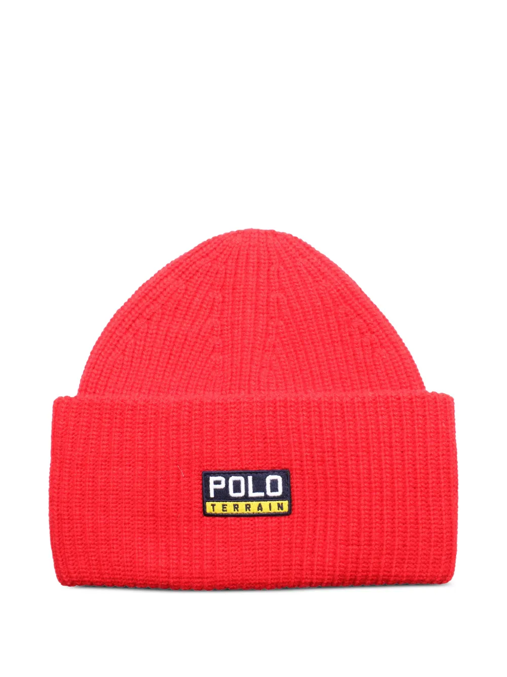 Polo Ralph Lauren Terrain ribbed-knit beanie hat - Rosso