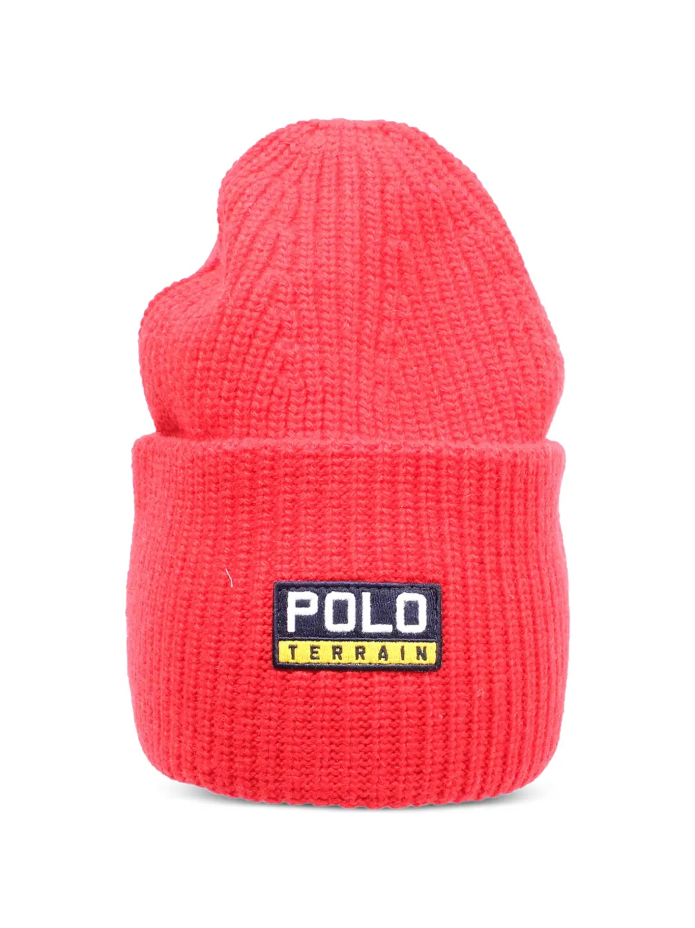 Polo Ralph Lauren Terrain ribgebreide muts Rood