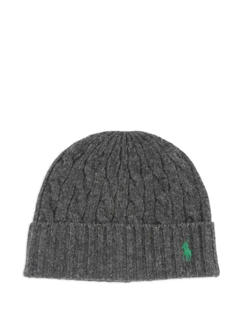 Polo Ralph Lauren bonnet Pony en maille torsadée