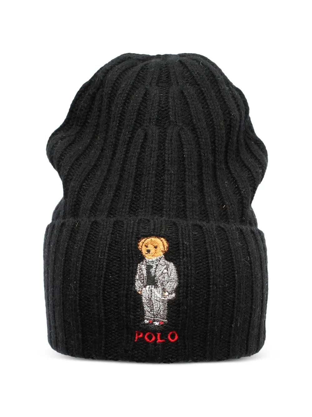 Polo Ralph Lauren Muts met geborduurde beer Zwart