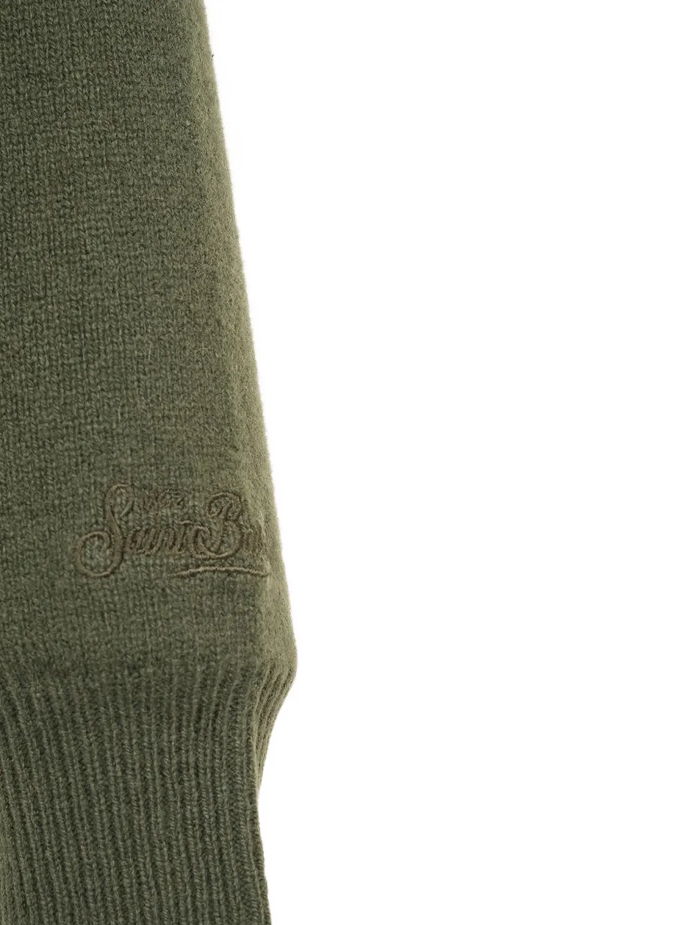 MC2 Saint Barth logo-embroidered sweater Groen
