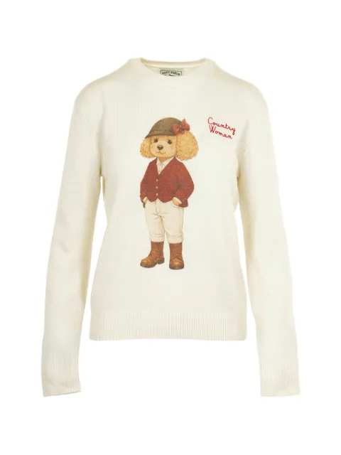 MC2 Saint Barth graphic-print embroidered sweater