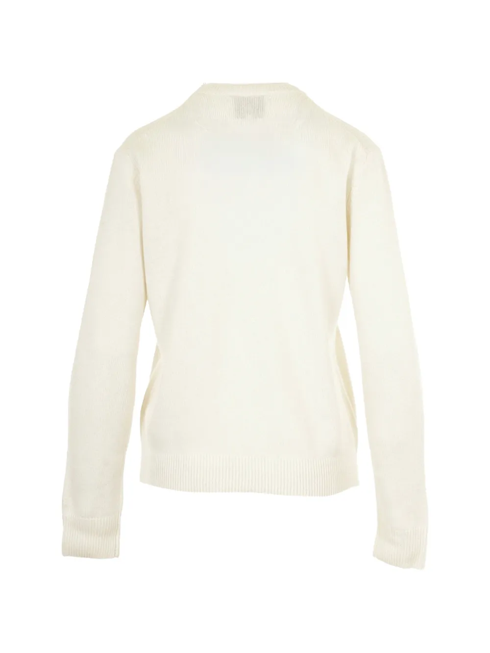 MC2 Saint Barth Trui met geborduurd logo en grafische print Beige