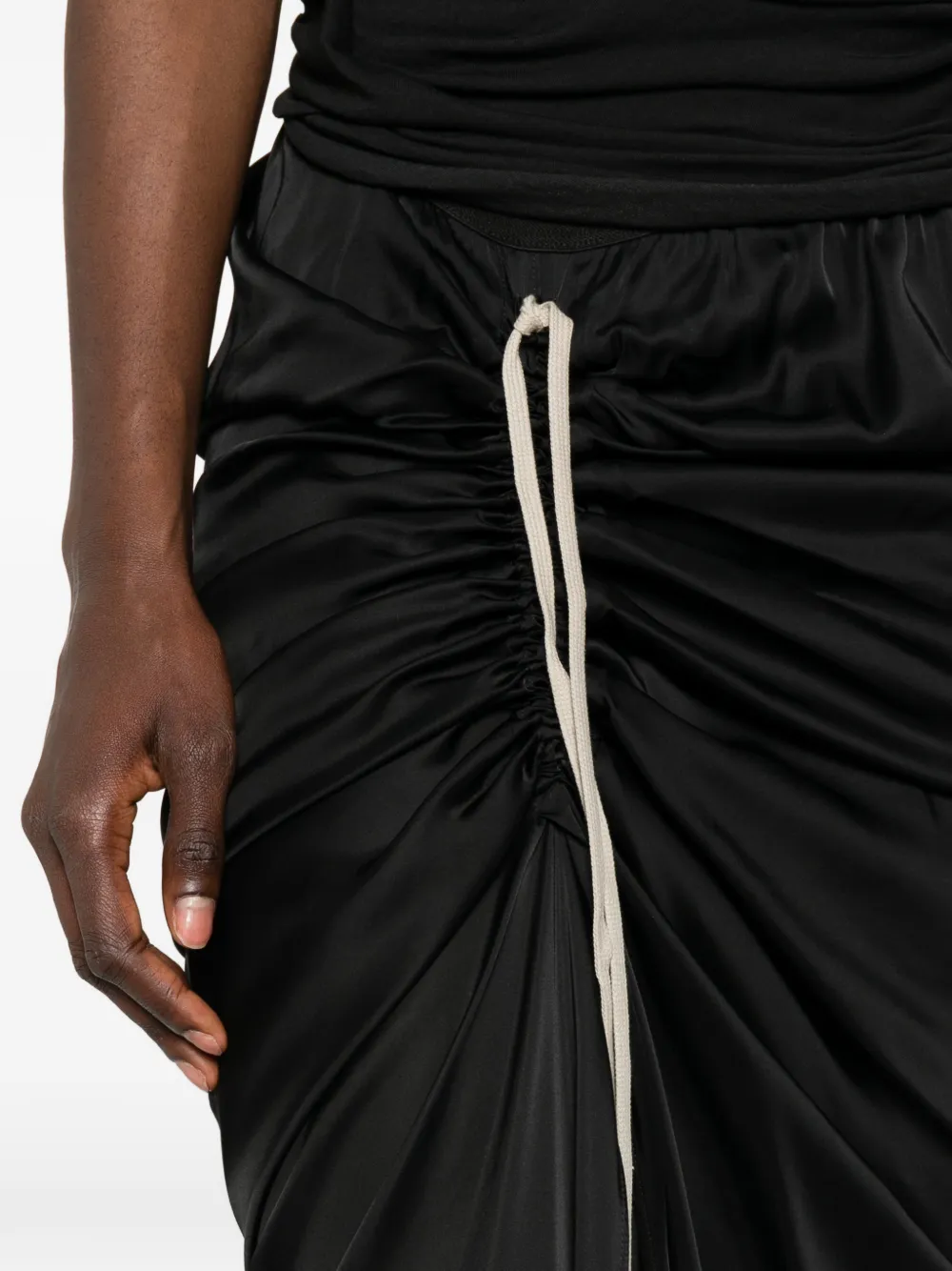 Rick Owens Asymmetrische rok Zwart