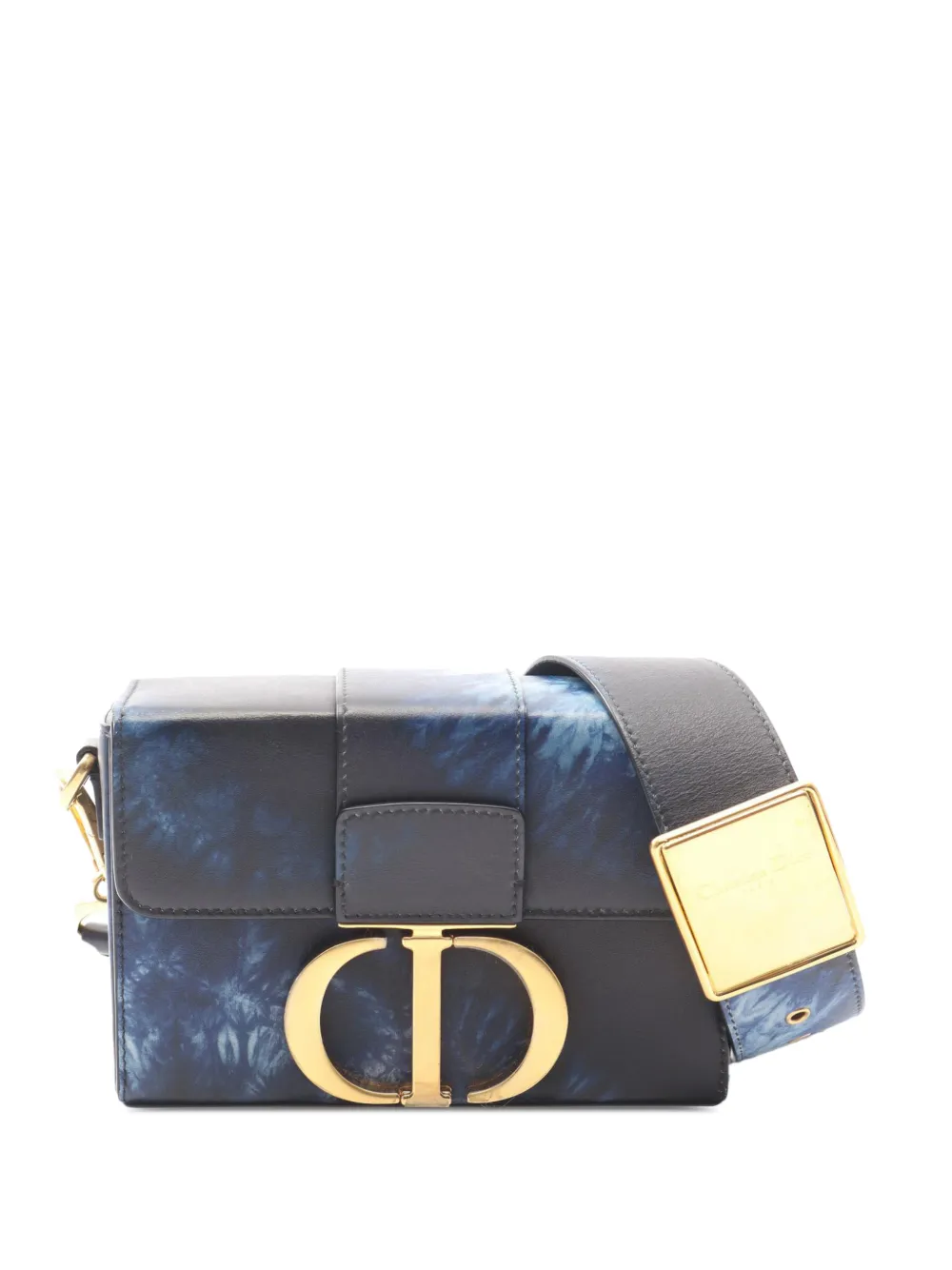 Christian Dior Pre-Owned 2010-2026 Leather 30 Tie Dye Montaigne Box Bag crossbody bag - Blau