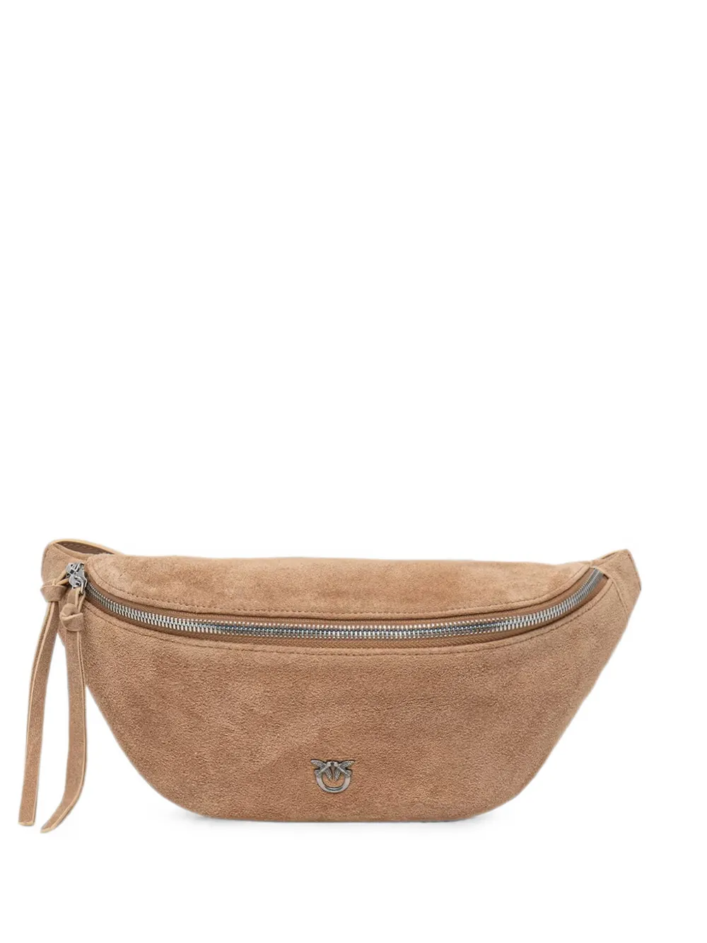 PINKO small suede belt bag - Brown