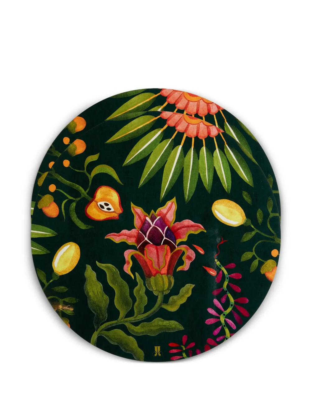 La DoubleJ disk placemats set of 2 - Verde