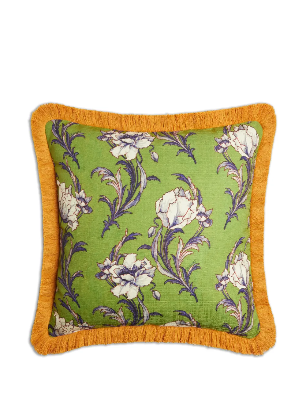  La Doublej Cuscino Da Esterno Con Frange (45x45) - Verde 