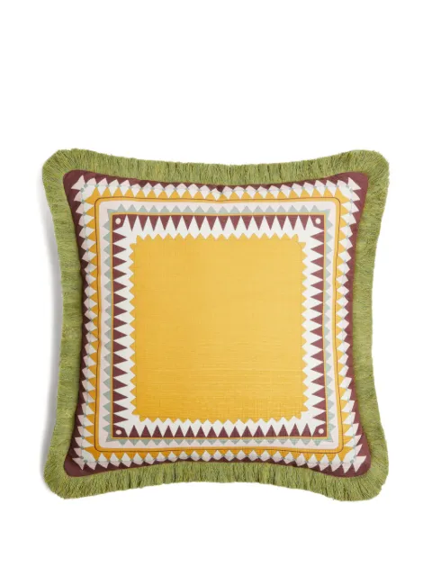 La DoubleJ outdoor cushion (45x45) with fringes