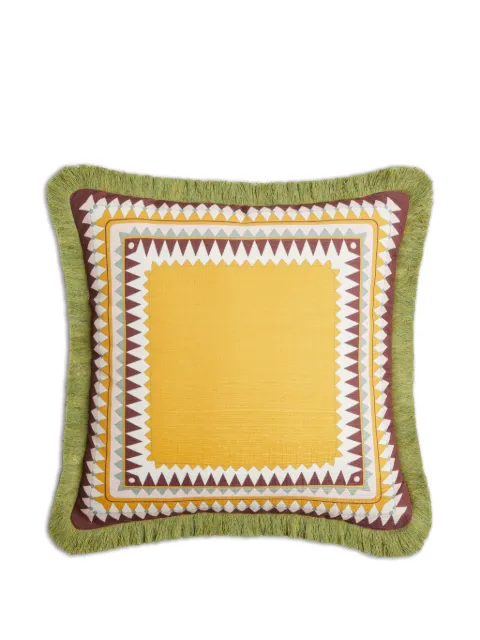 La DoubleJ outdoor cushion (45x45) with fringes