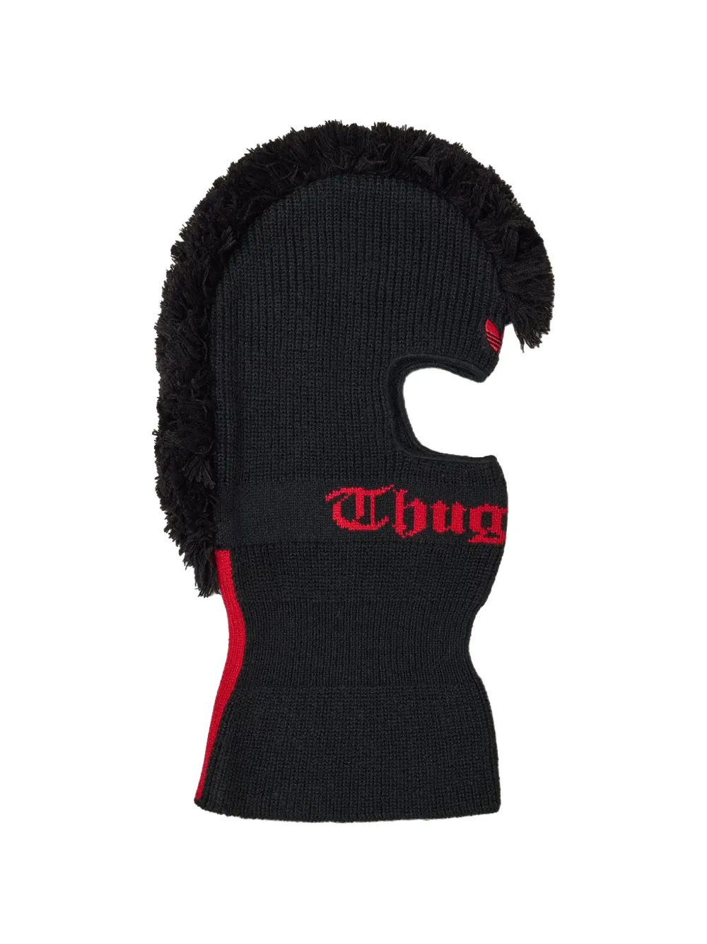 adidas x Thug Club fringed balaclava – Black