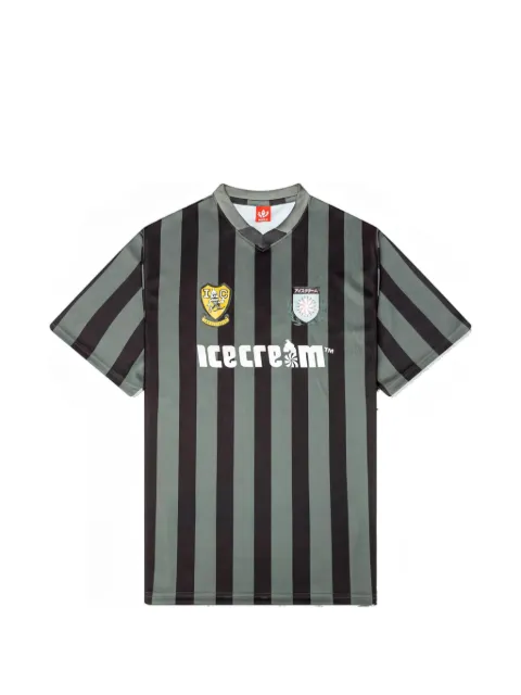 ICECREAM striped logo-print T-shirt
