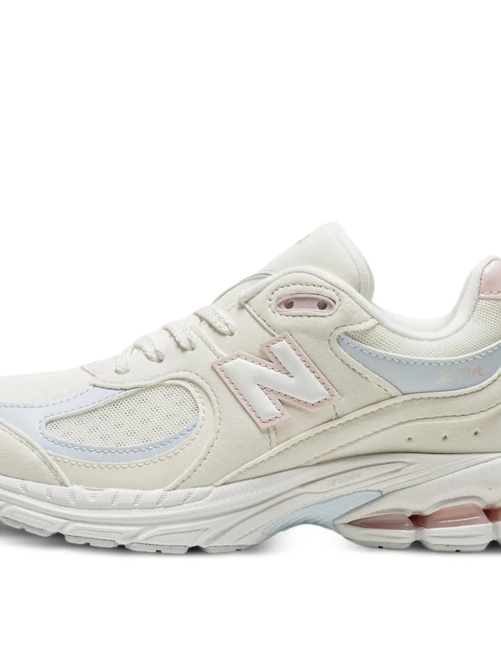 New Balance Kids 2002 GS sneakers met mesh vlak Beige