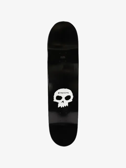 Pleasures x Zero skull-print skate deck