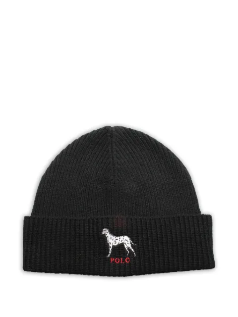 Polo Ralph Lauren Dalmatian Dog beanie hat