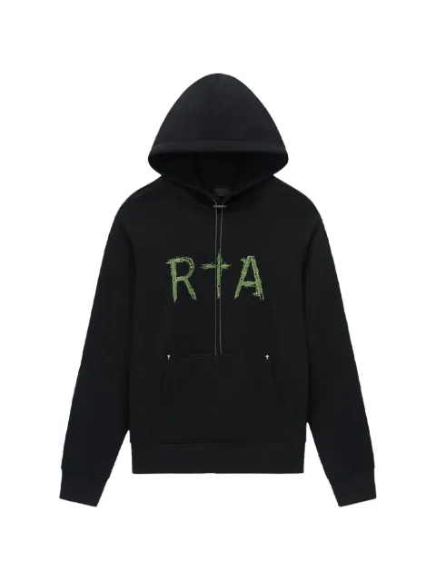 RTA Dion logo-print hoodie