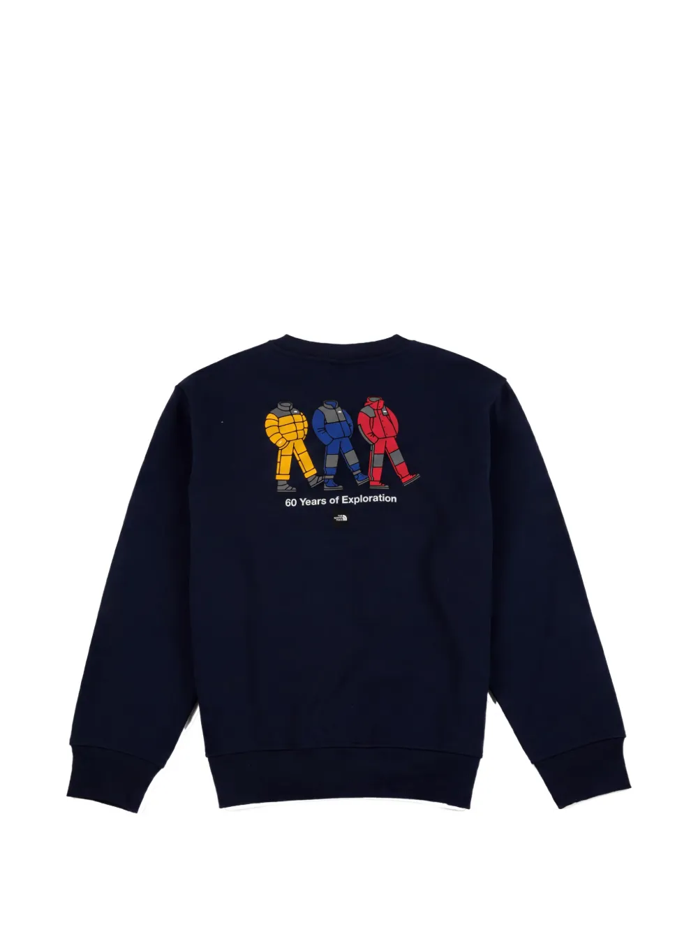 The North Face TNF Celebration sweater met ronde hals en grafische print Blauw