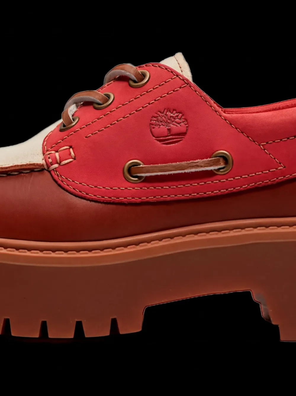 Timberland Stone Street platform boat boots - Marrone